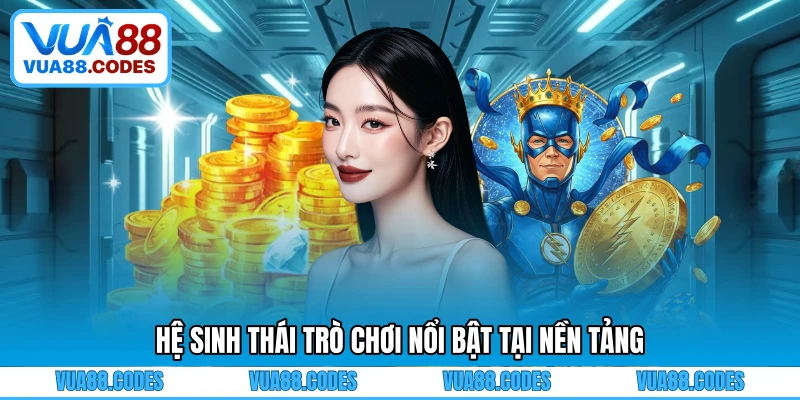 Hệ sinh thái trò chơi nổi bật tại nền tảng